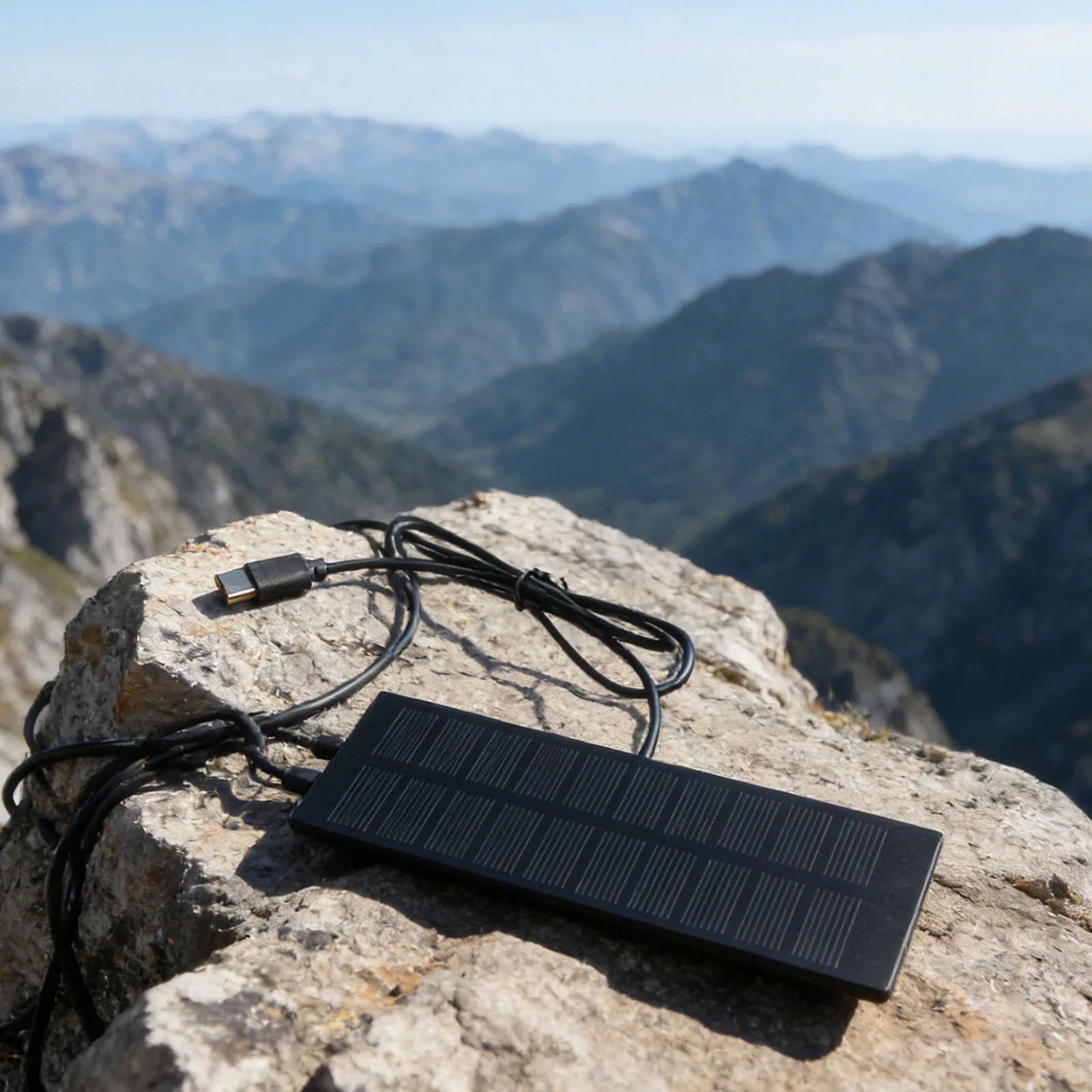 1W 5V Phone & Battery Charger Lightweight Portable Solaring Charger Emergency Power System for Outdoor Enthusiasts and Travelers