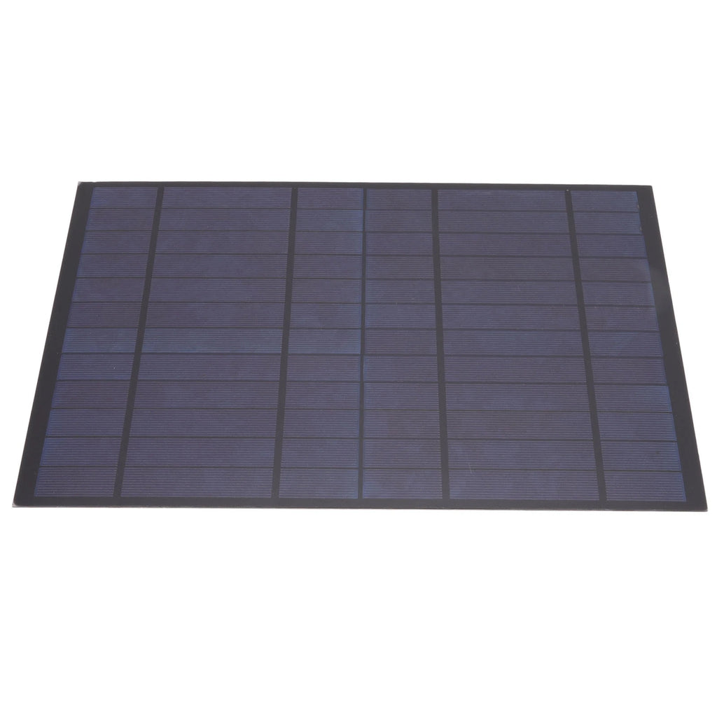 6V 10W Outdoor Solar Panel Charger Polycrystalline Silicon 1660mA Solar Charger Plate for Camping Hiking Mountaineering