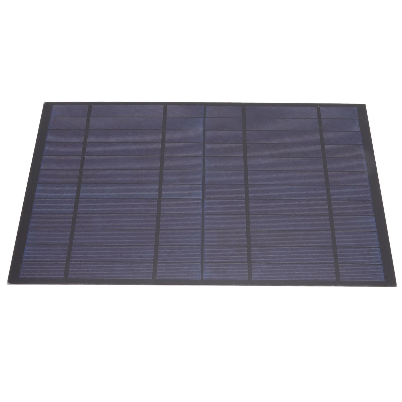6V 10W Outdoor Solar Panel Charger Polycrystalline Silicon 1660mA Solar Charger Plate for Camping Hiking Mountaineering