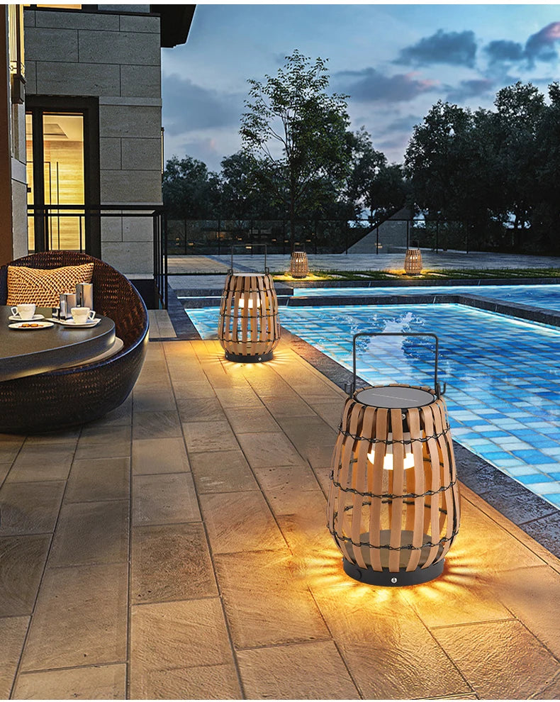 Solar Outdoor Light Modern Garden Light Garden Layout Floor Light Villa Lawn Light Waterproof Outdoor Terrace Atmosphere Light