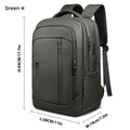 HK Travel Backpack for Men Airline Approved 17” Laptop Business Backpack Large Capacity Rucksack With USB Port Computer Backpack