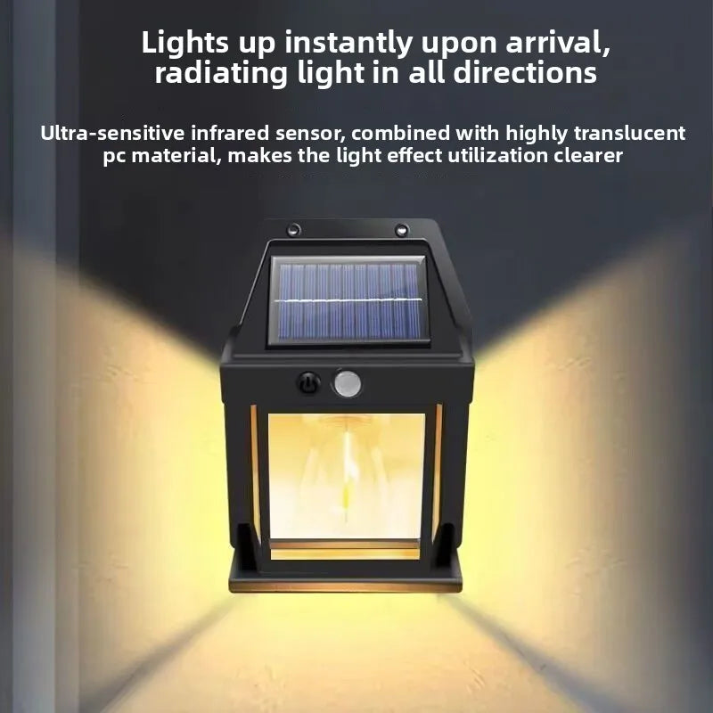 Powerful Outdoor Solar Lamp Garden Solar Powered Streetlight Outdoor Lights Waterproof Light Led Lighting External Decoration