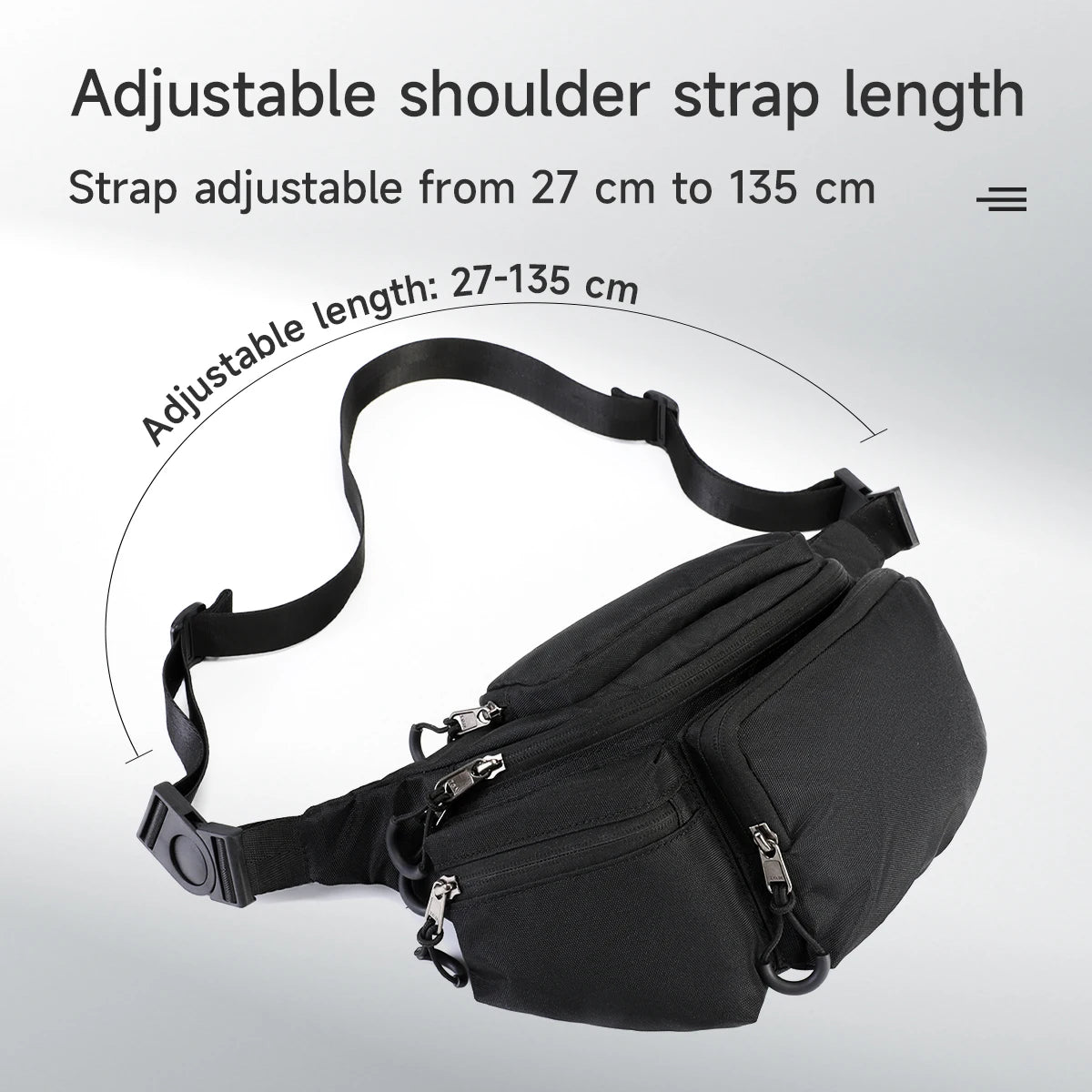 Tigernu Chest Bags Men's Shoulder Bag Fanny Packs For Men Hip Sack Crossbody Bag Men Sling Bag Men's Breasts Tactical Bags Male