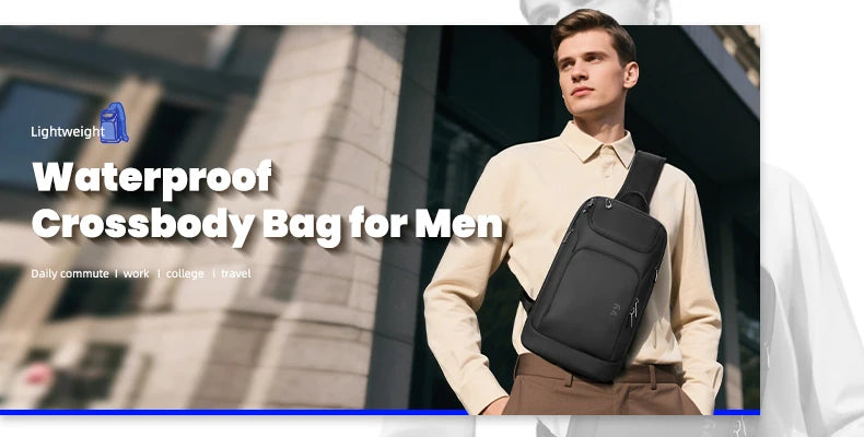 HK Water Repellent Messenger Bag Men Bags Casual Shoulder Crossbody Bags Fit 11 inch Ipad Fashion Outdoor Cycling Side Bag  Male