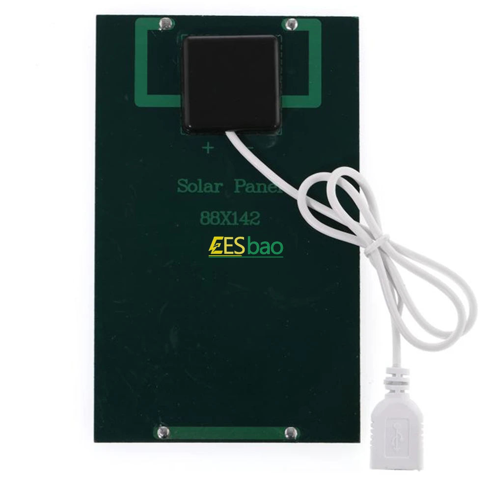 5V 5-35W Portable Solar Panel USB Charger For Phone Power Bank Outdoor Camping RV Sunpower  solar panel usb