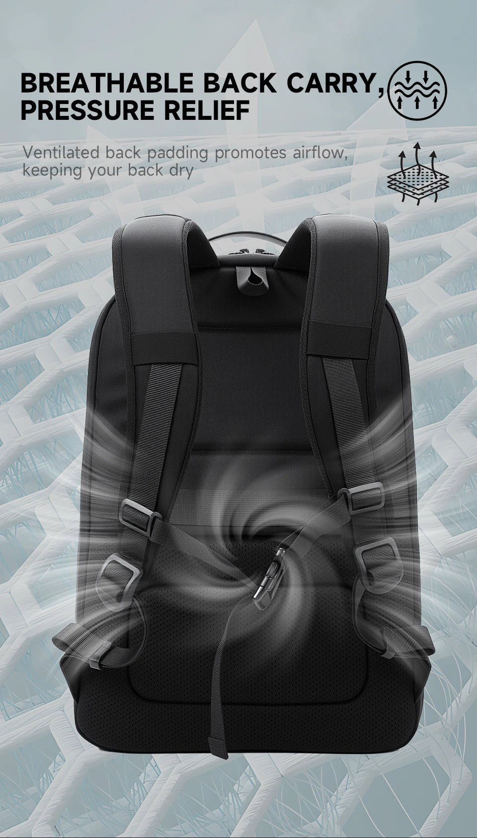 Tigernu Fashion Backpack Men Travel Backpack With Shoes Pocket 180° Opening Bags Male School Backpack Laptop Backpacks Schoolbag