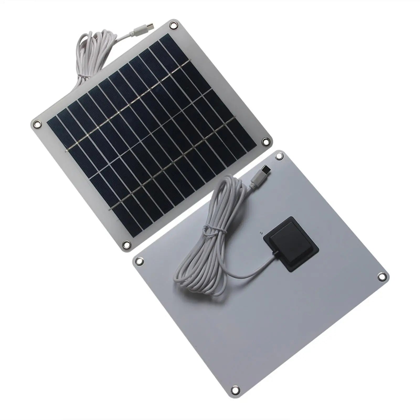 Solar Panel Charger 50W 12V Type-C Waterproof Home Supplies Type-C Solar Panel Charger for Hiking Backpacking Travel Urgency