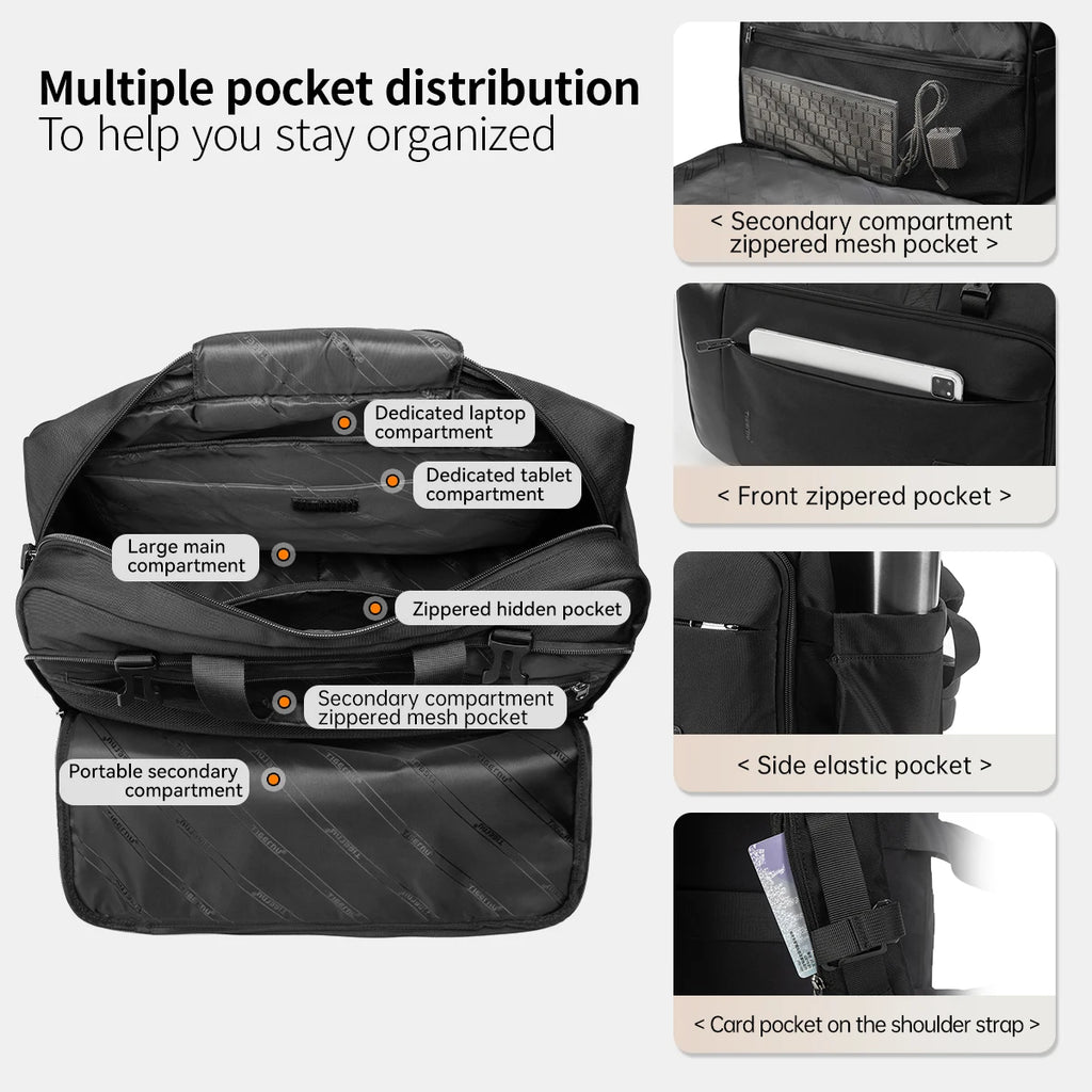 Tigernu Travel Backpack Men Handbags Laptop Backpack For 17inch Shoulder Bag Travel Bag 3 In 1 Bags For Men Schoolbags Knapsack