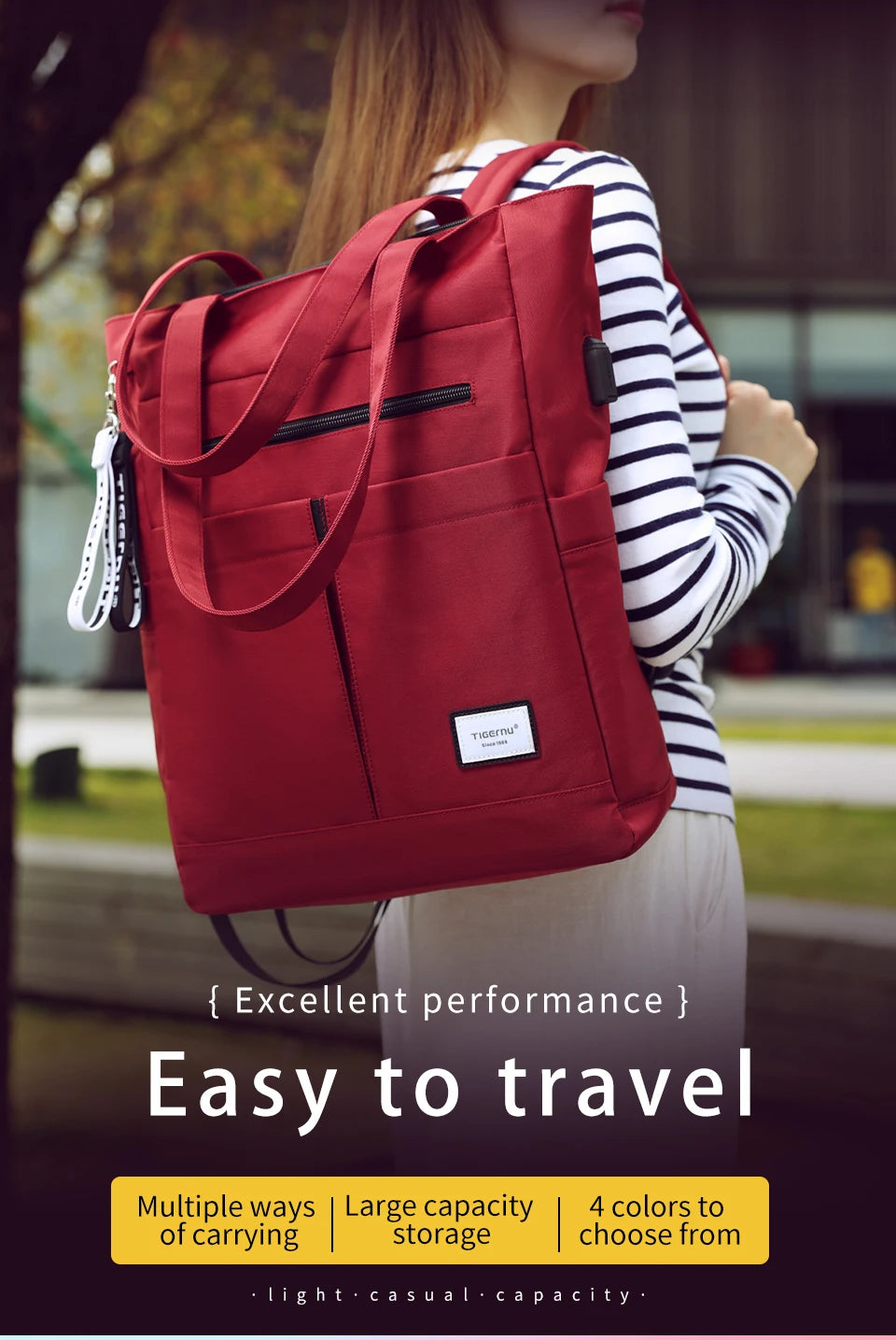 Tigernu Women Backpacks Tote Bag For Girls Light Backpack Bags Laptop Bags For Women Fashion Female Travel Backpacks Knapsack
