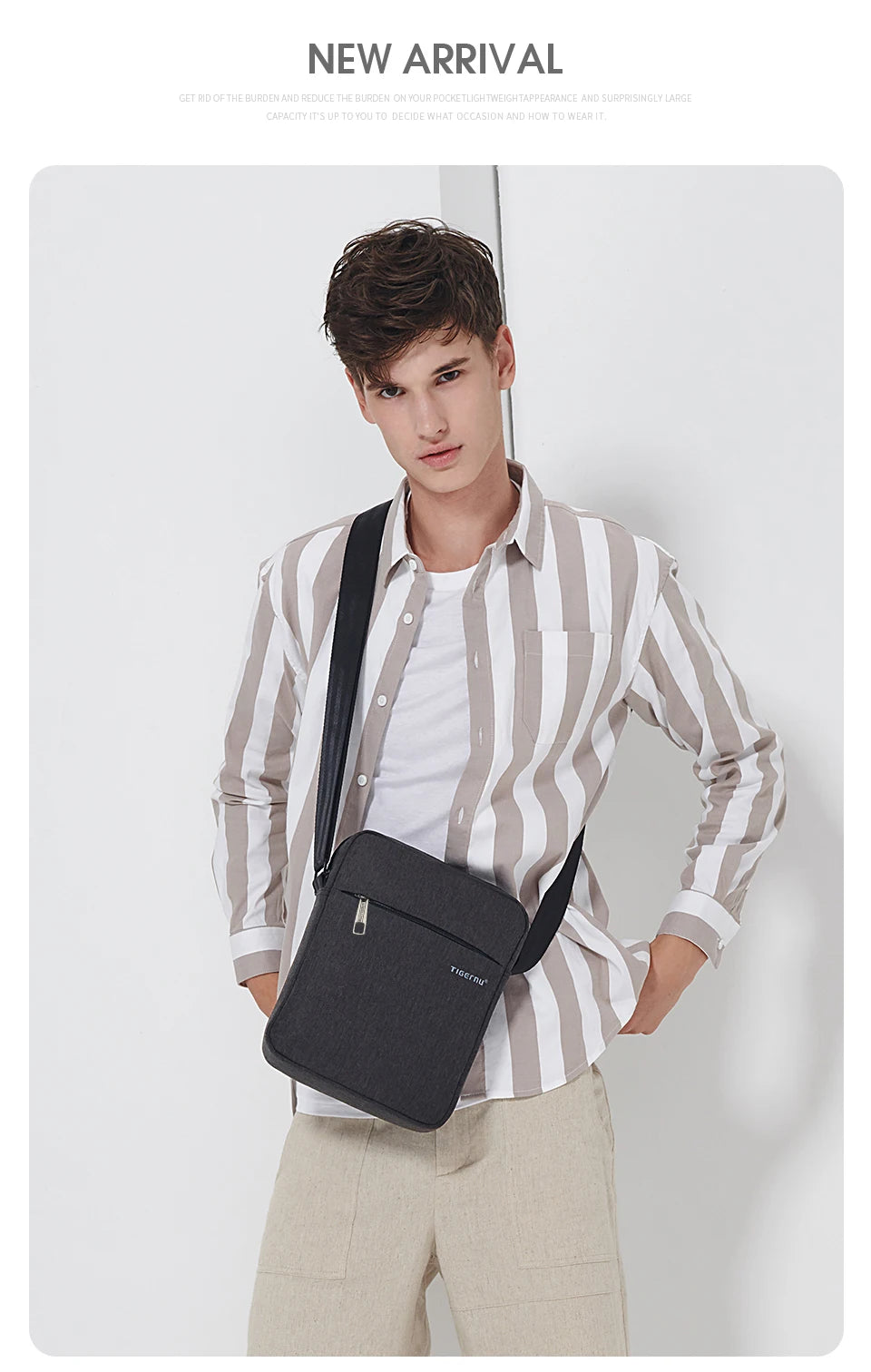 Tigernu HOT SELLING Bags For Men Messenger Bag Casual Shoulder Pack Male Crossbody Bolsa Mini Bag Sling Bags Ipad Travel Package