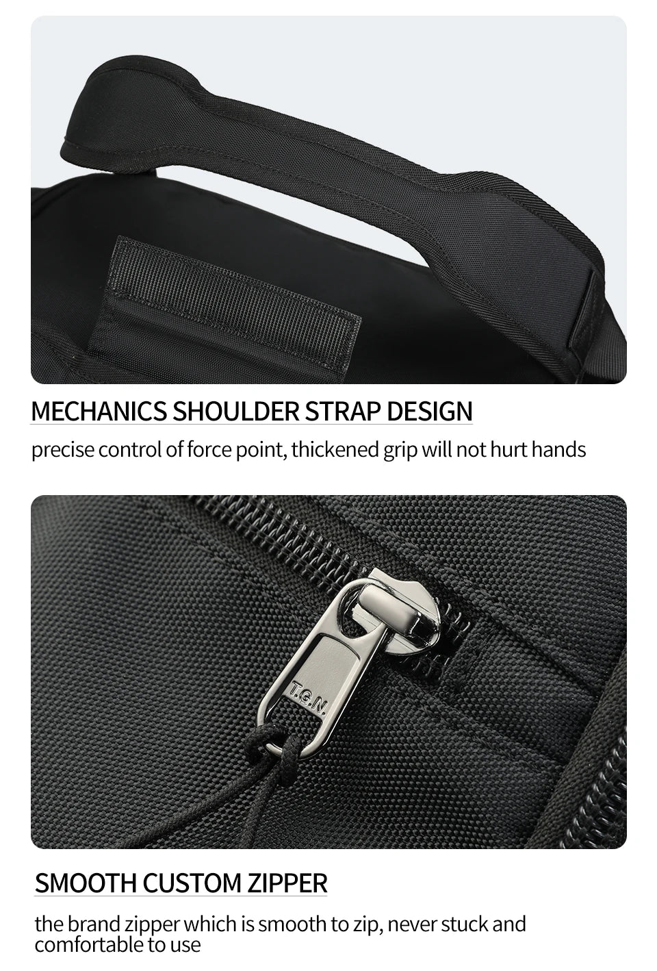 Tigernu Travel Bags For Men For Women 15.6inch Laptop Bag Handbag Waterproof Shoulder Bags Men Sport Bags For Gym Fitness Bags