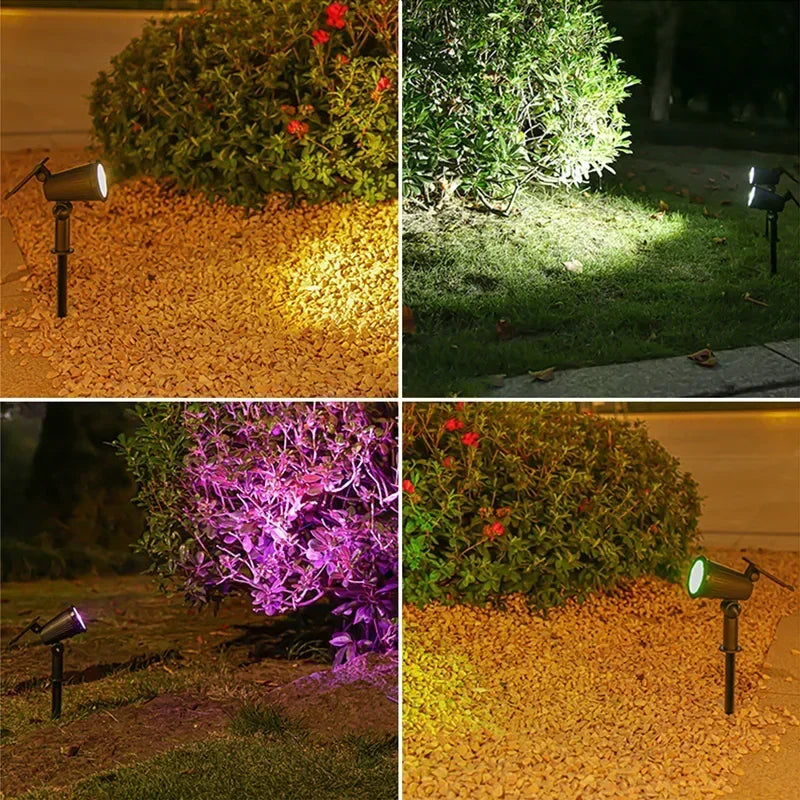 Solar Powered Tree Lighting Outdoor Lights Courtyard Lawn Lights Home Garden Lighting Decorative Landscape Atmosphere Lights