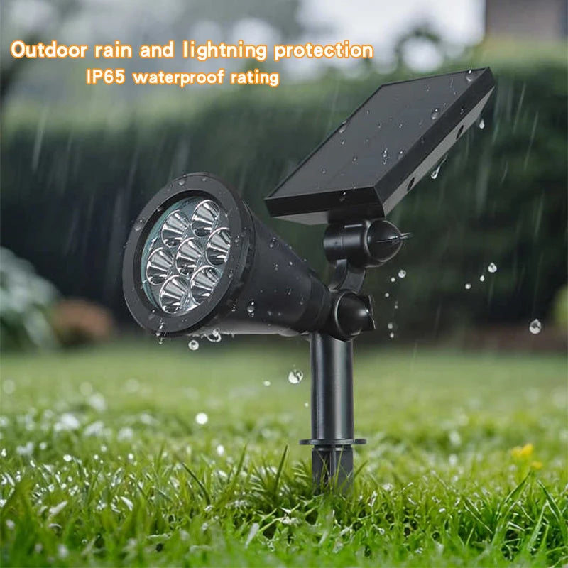 Solar lawn light, ground-mounted lamp, outdoor waterproof courtyard, villa garden, tree lighting, landscape spotlight