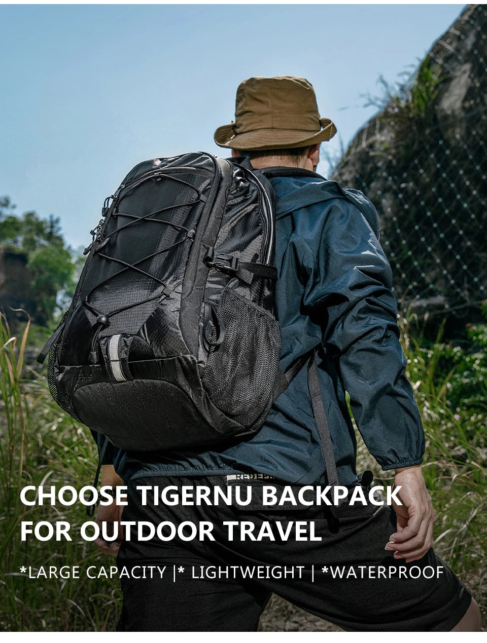 Tigernu Climbing Backpacks Men Outdoor Bag Waterproof Travel Backpack Women Light Sport Backpack Bag For Men Hiking Bag Rucksack