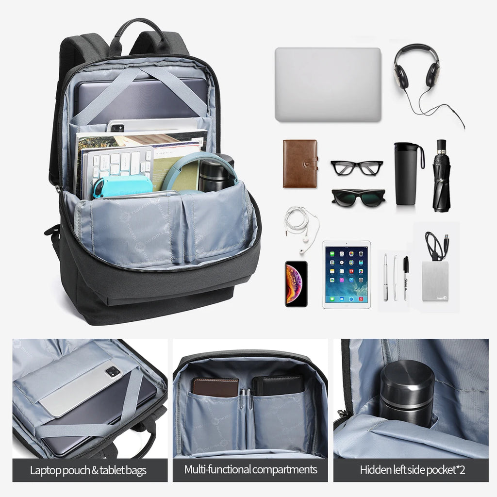 Tigernu Clearance Bags Men Backpack Anti-theft USB Charging 15.6 Laptop Bag Mochilas Feminine Male Bagpack Notebook Schoolbag