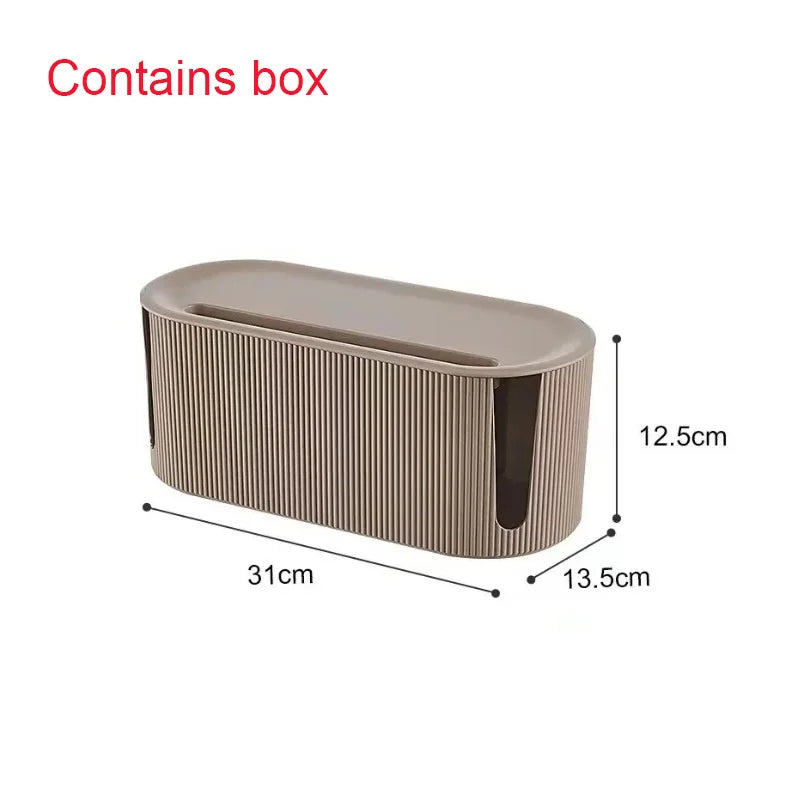 Nordic Plug Board Storage Box Cable Wire Organizer Case Socket Wireless WiFi Router Bracelet Desktop Data Line Plug Holder Shelf