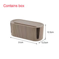 Nordic Plug Board Storage Box Cable Wire Organizer Case Socket Wireless WiFi Router Bracelet Desktop Data Line Plug Holder Shelf