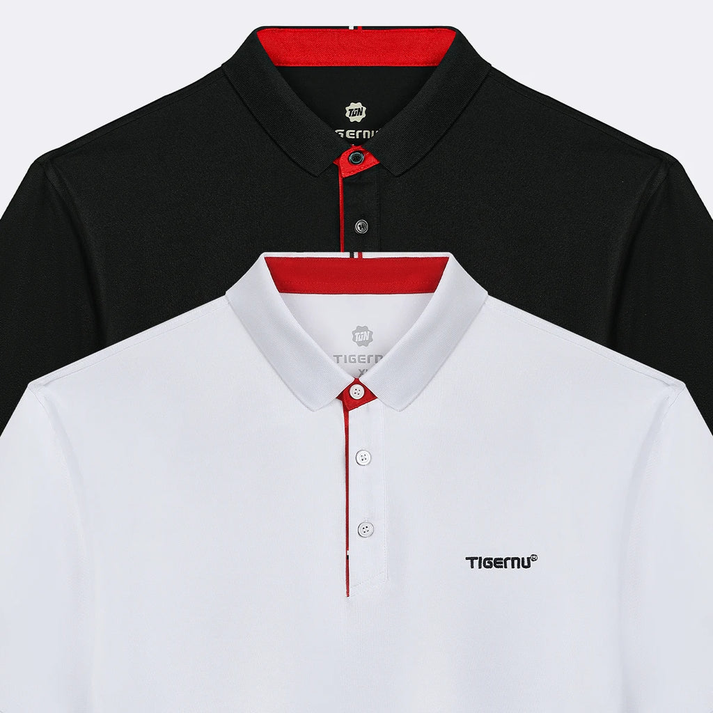 Tigernu Brand Men‘ s Shirt  Woman Clothing Casual Polo Shirts For Women High Quality Men's Clothing T-shirt For Men For Women
