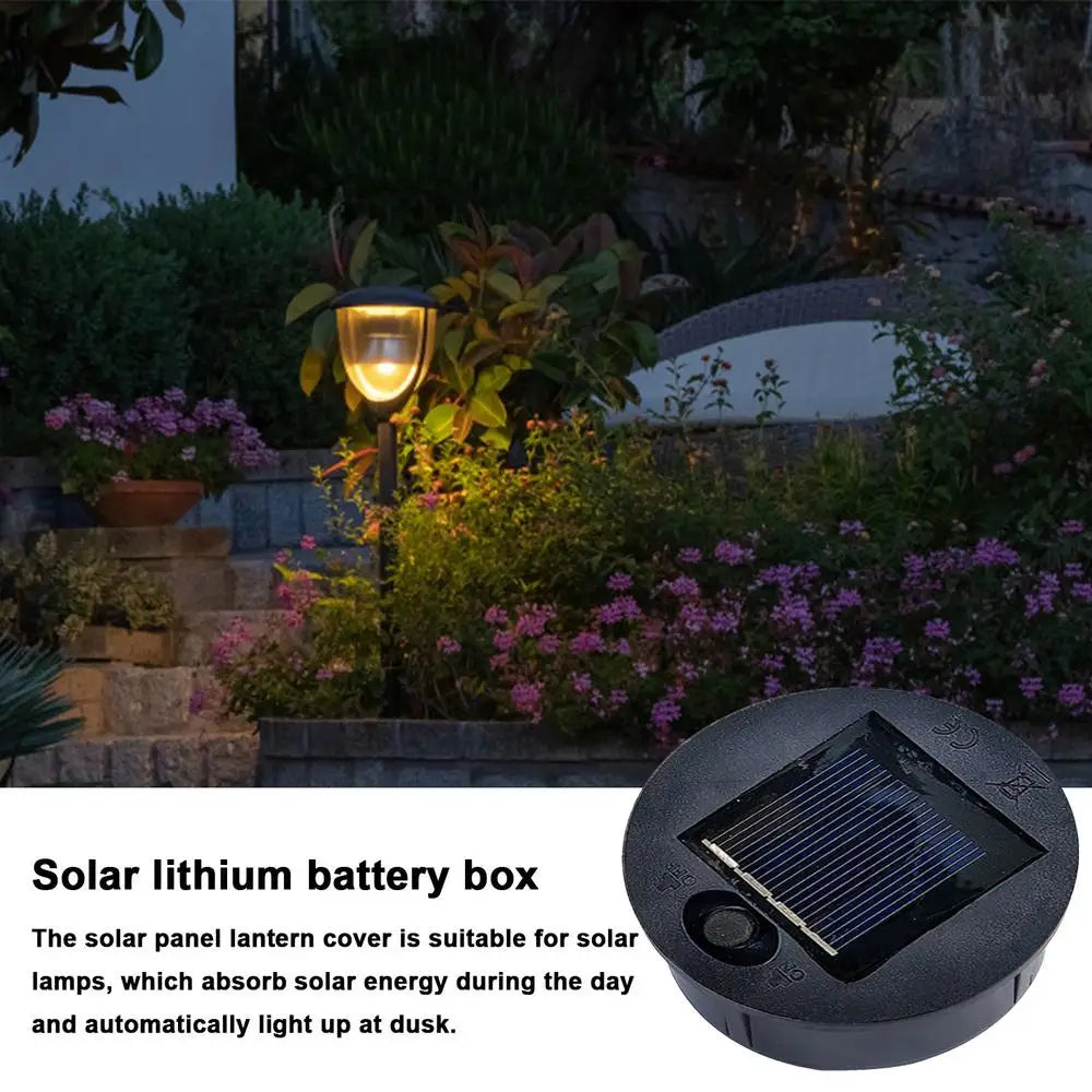 Solar Lights Replacement Top Solar Panel Lantern Waterproof LED Bulbs Solar Panel With Switchs For Outdoor Hanging Lanterns