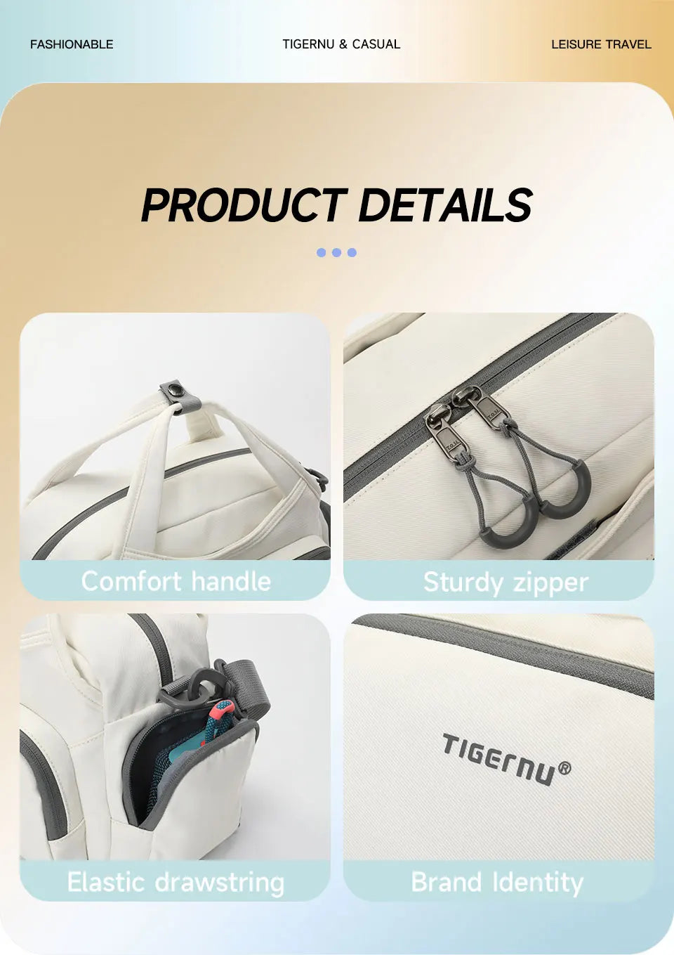 Tigernu Women Shoulder Bags For Grils Handbag Women Bags Sport Crossbody Bags Commuting Pack Slingbag Female Bags Nylon Tote Bag