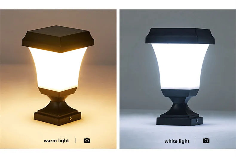 Solar Outdoor Square Wireless Mount Lights Waterproof Decorative for Garden Lawn Landscape Atmosphere Lamp Floor Yard Garden