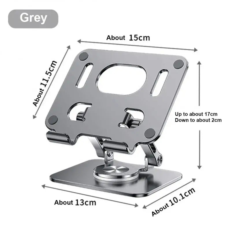 Laptop Bracket Mobile Phone Tablet Bracket Aluminum Alloy Multifunctional Desktop Lazy Bracket 360 Degree Rotation Foldable
