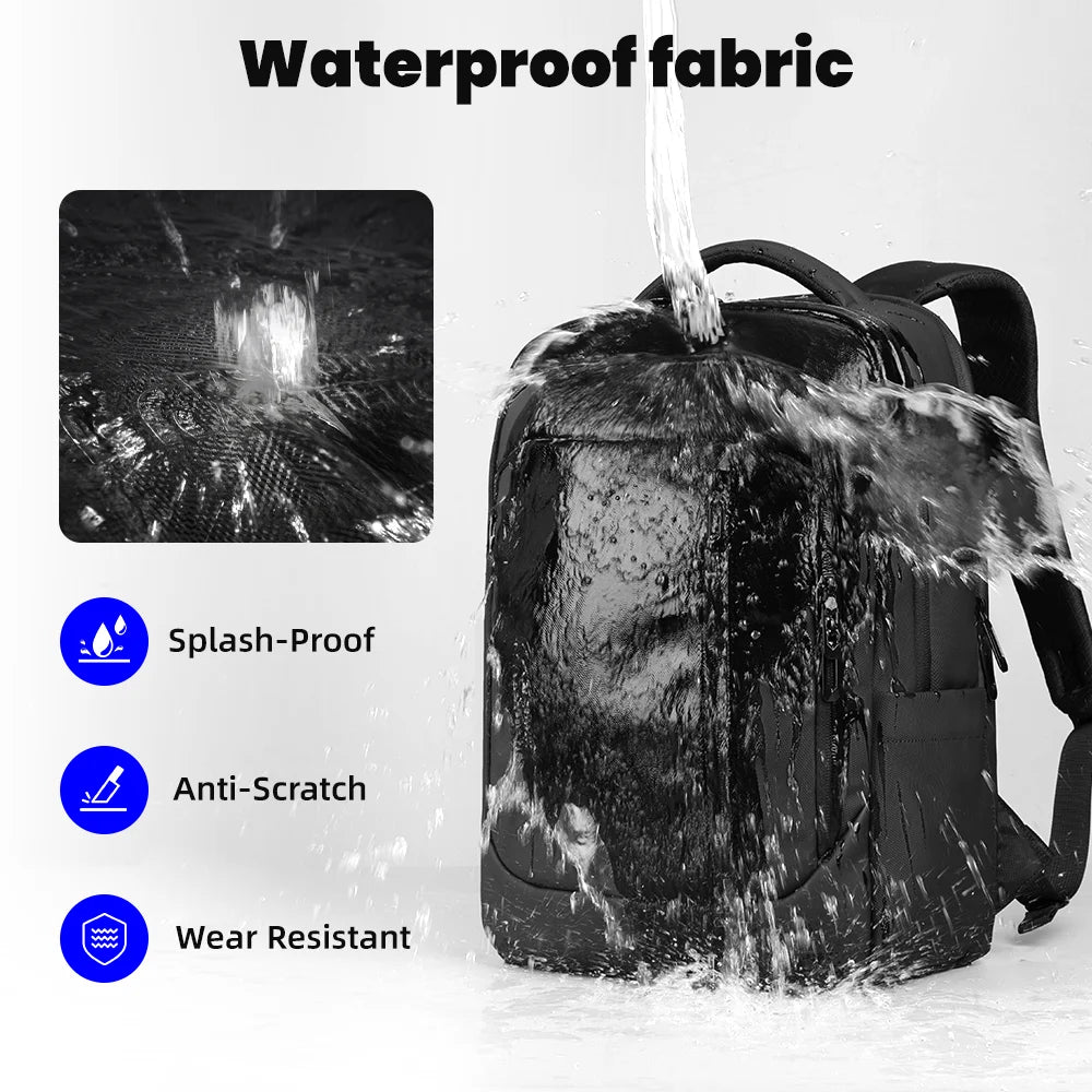 HK New Design Travel Backpack Men Large Business Backpack for Work Commute Oxford Waterproof Backpacks 17" Laptop Bags with USB