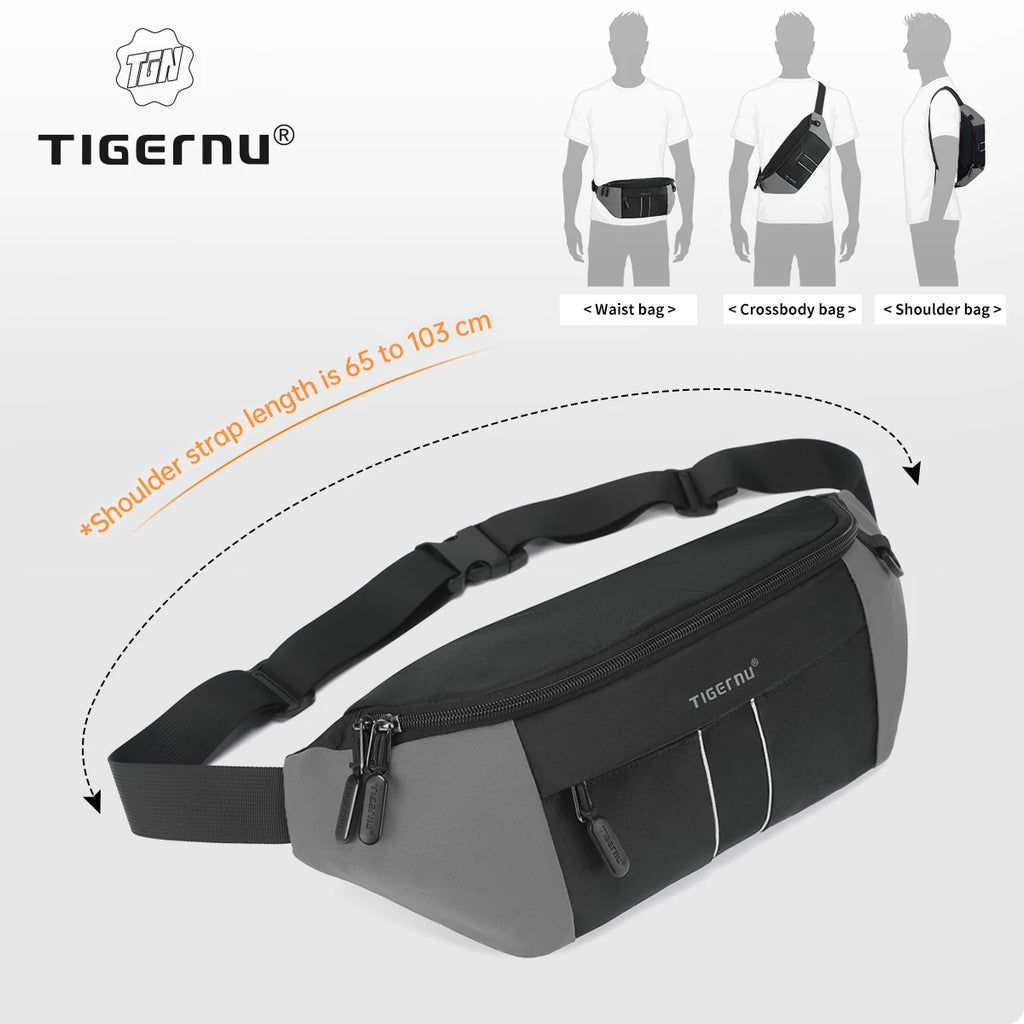Tigernu Chest Bag For Men Fashion Shoulder Bag Multi-colors Bags Male Sling Bag Crossbody For Women Messenger Bags Boy Mini Bags