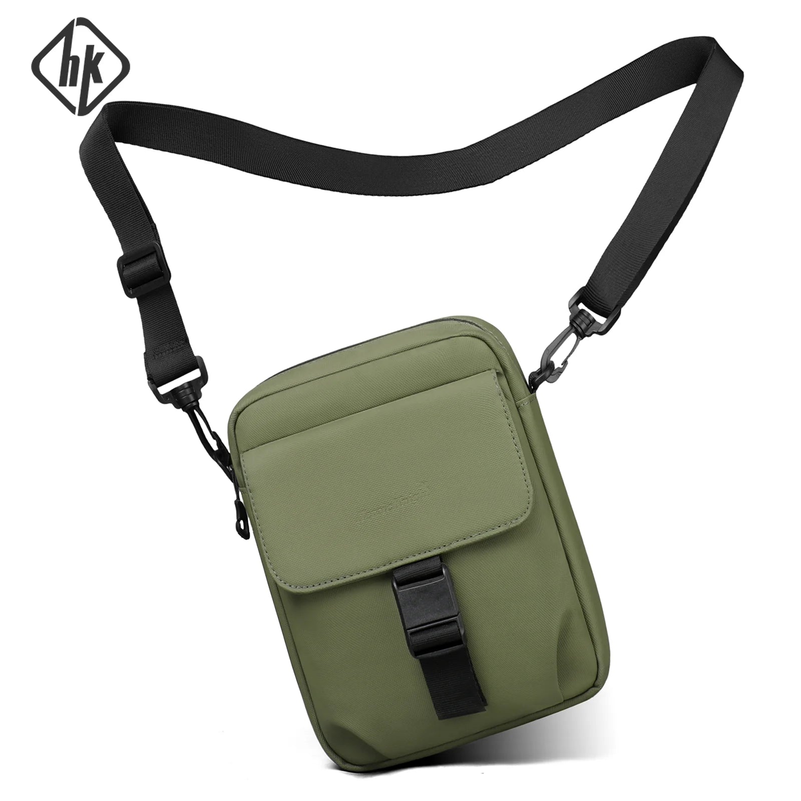 HK Waterproof Crossbody Bags for Men Lightweight Men's Shoulder Bag Mini Phone Pouch Messenger Commuting Bag Sling Packs Satchel