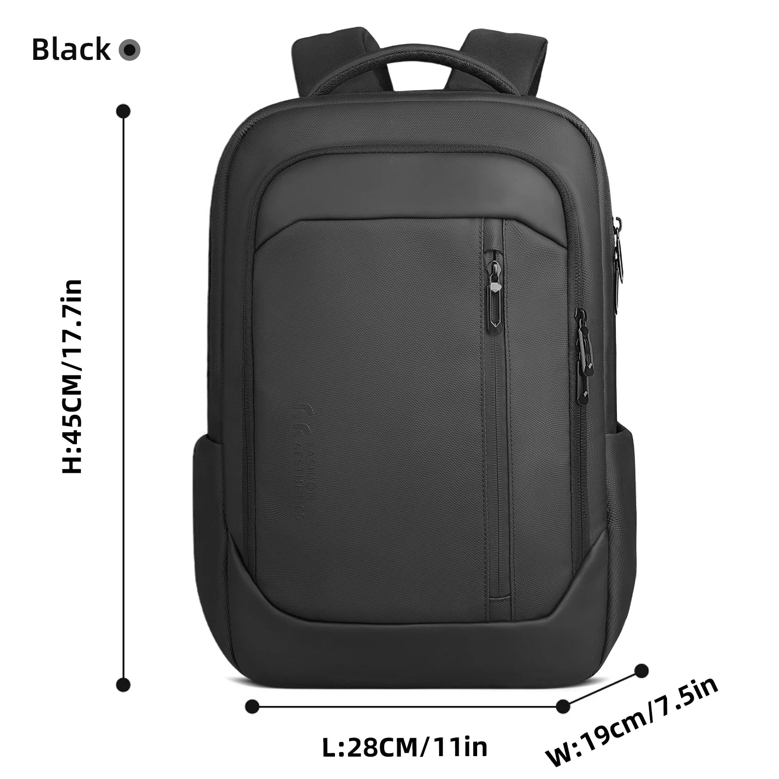 HK Smart Business Backpack Male Waterproof Travel Carry on Backpack Large Capacity 17 inch Laptop Backpack for Men Daily Daypack