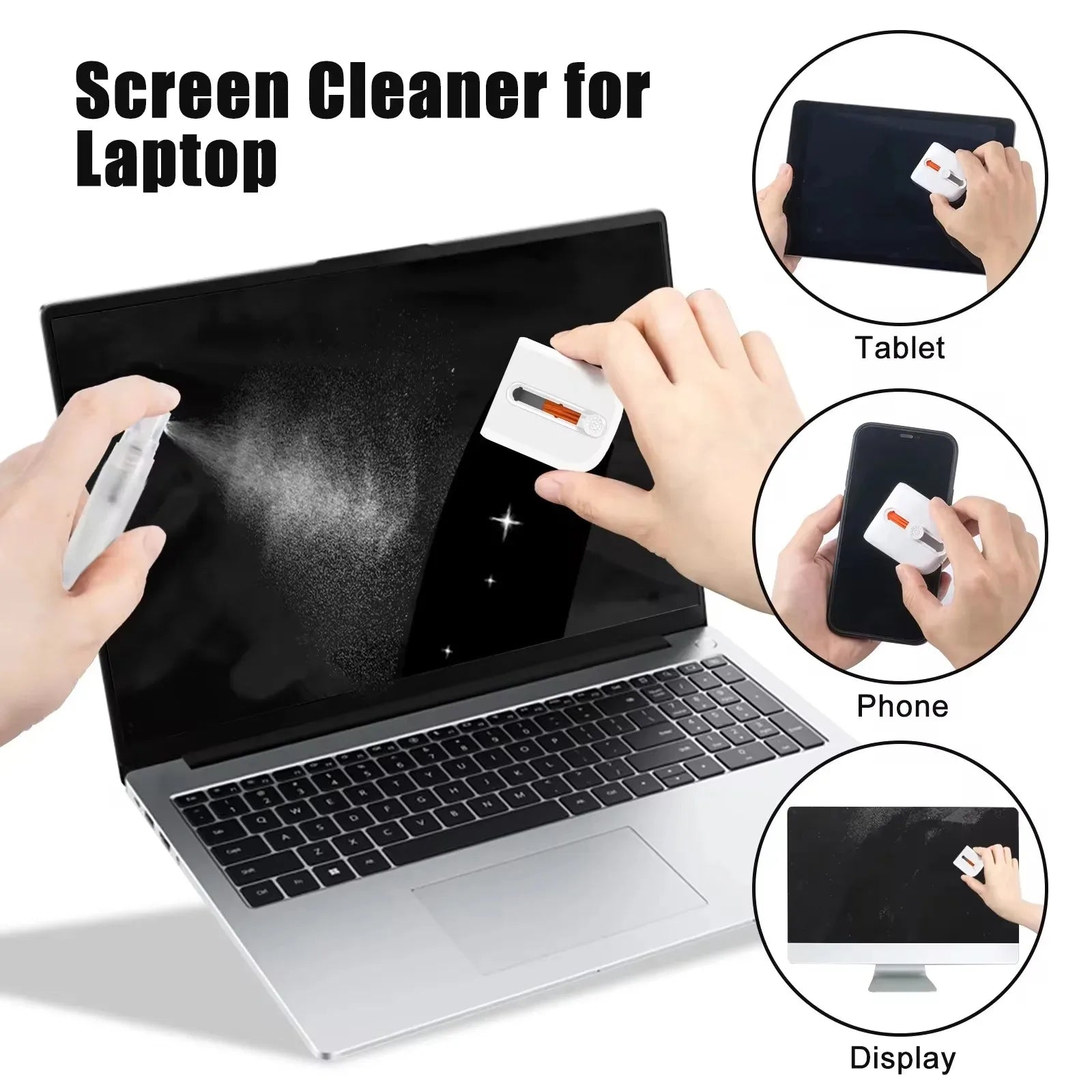 Cleaning brush for iPhone Airpods Phone slot charging port Earphone cleaning stick Laptop keyboard Digital camera lens wipe kit