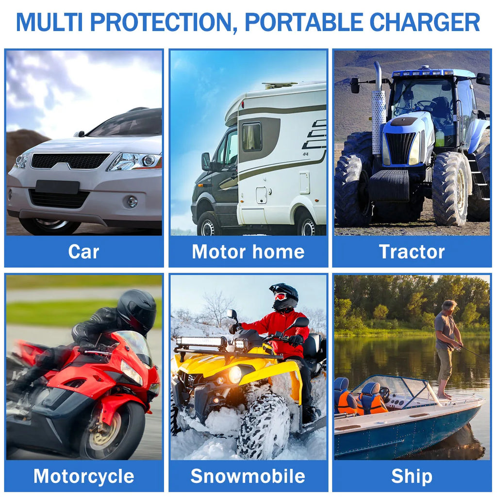 Solar Panel 12v Trickle Charger for Car Battery Solar Battery Maintainer Car Truck Boat RV Motorcycle Marine Trailer Power Bank