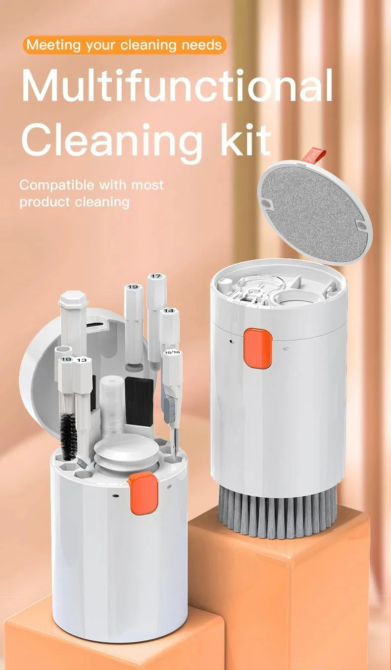 Cleaning brush for iPhone Airpods Phone slot charging port Earphone cleaning stick Laptop keyboard Digital camera lens wipe kit