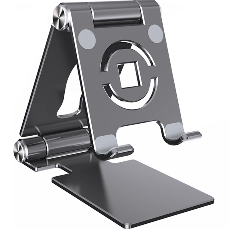 Laptop Bracket Mobile Phone Tablet Bracket Aluminum Alloy Multifunctional Desktop Lazy Bracket 360 Degree Rotation Foldable