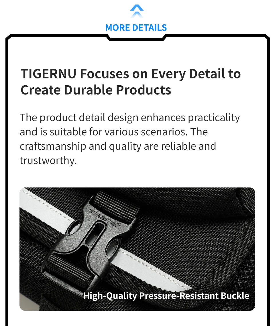 Tigernu Men's Shoulder Bags Waterproof Camera Bag Fashion Messenger Bags For Men Crossbody Bags Outdoor Pack Video Bags Travel