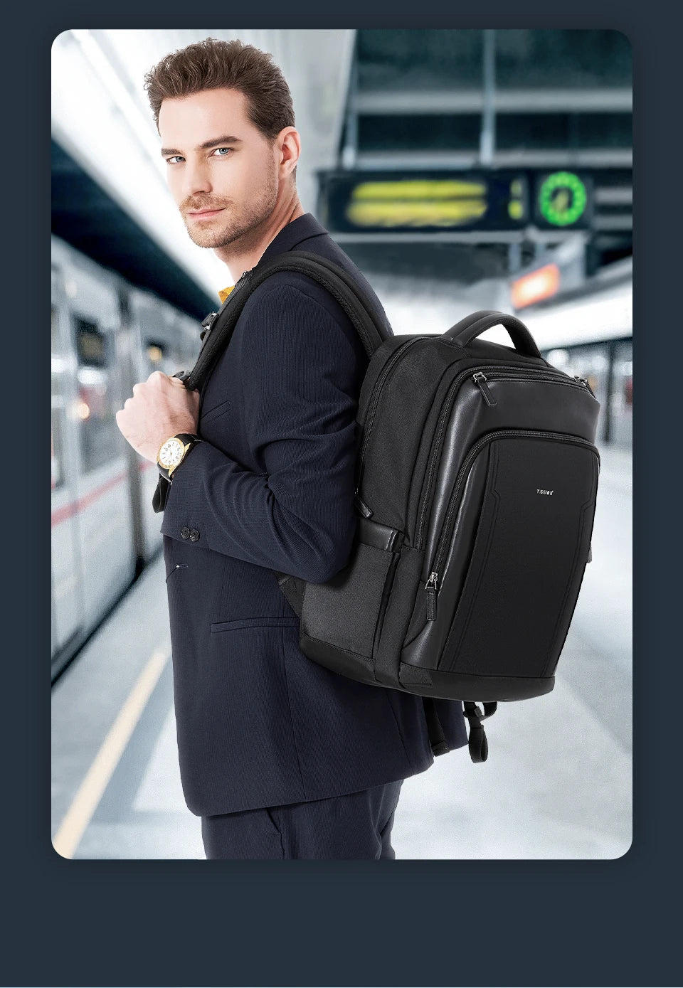Tigernu Travel Backpacks for Men 14 15.6 17inch Laptop Backpacks Business Backpack Bags for Travel Knapsack Schoolbag