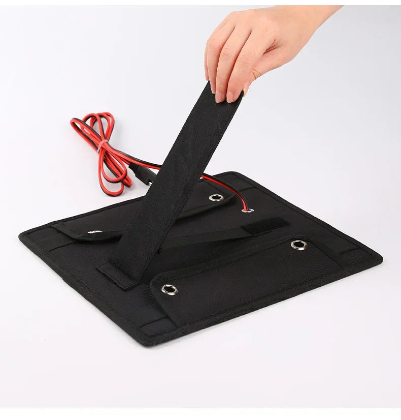 50W Solar Panel Trickle Charger For Car Battery Solar Battery Maintainer Car Truck Boat RV Motorcycle Marine Trailer Power Bank