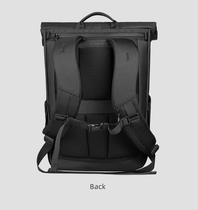 HK Multifunctional Travel Backpack for Men Large Roll-top Hiking Backpack Waterproof 15.6 Inch Laptop Bag Outdoor Sport Rucksack