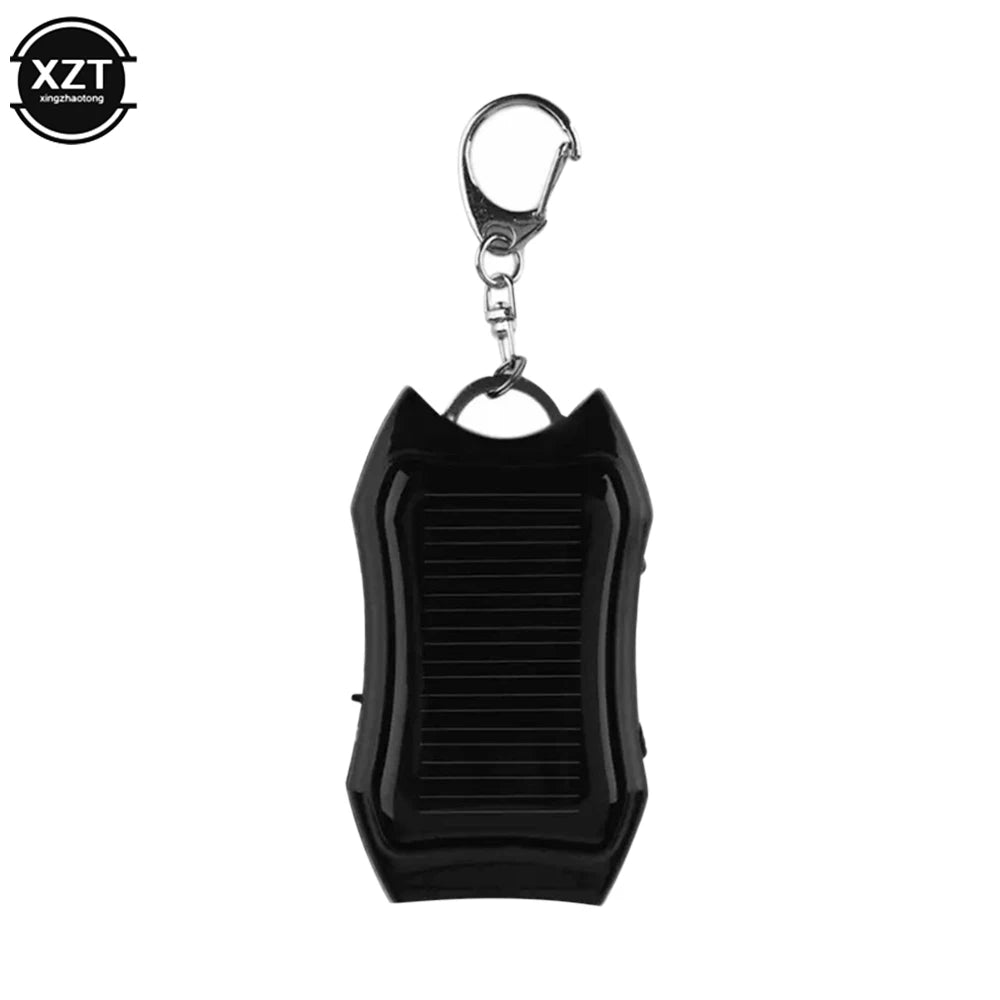 New 1000mAH Solar Keychain Solar Charger Mobile Power Supply Energy Saving Charger/Battery Power Bank For Cellphones Accessories