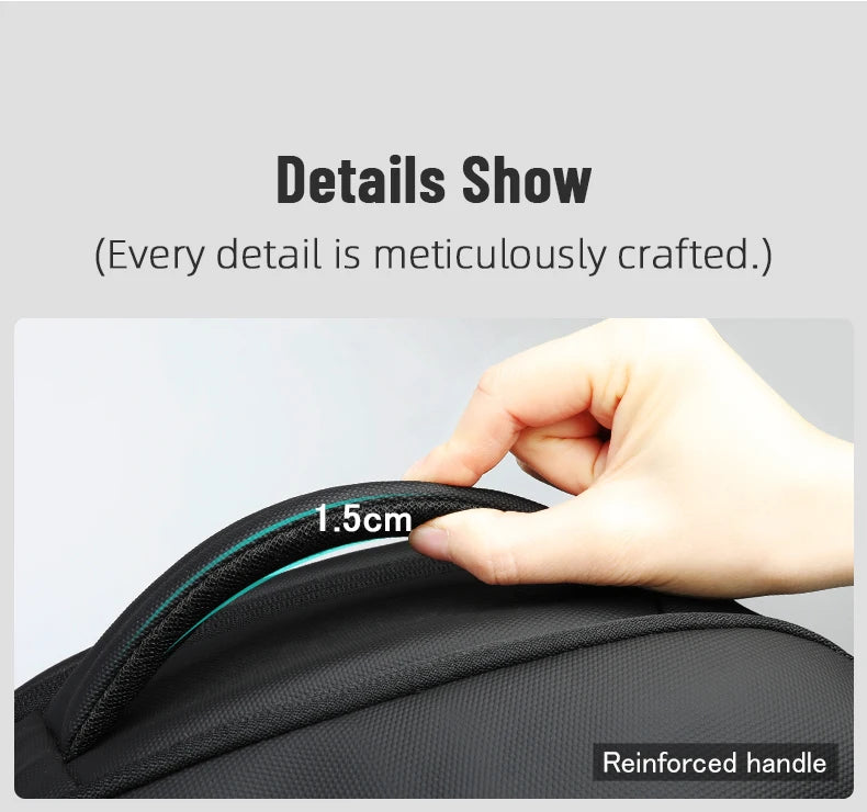 HK Travel Boarding Backpack Multifunctional 17 inch Laptop Bag Large Capacity Business Backpack Leisure Computer Bag Short Trip