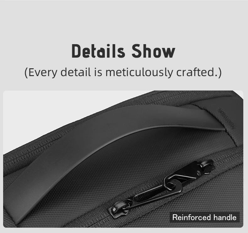 HK Minimalist Business Backpack Men Large Capacity Travel Backpack Waterproof 15.6 inch Laptop Bag with USB Port Daily Rucksack