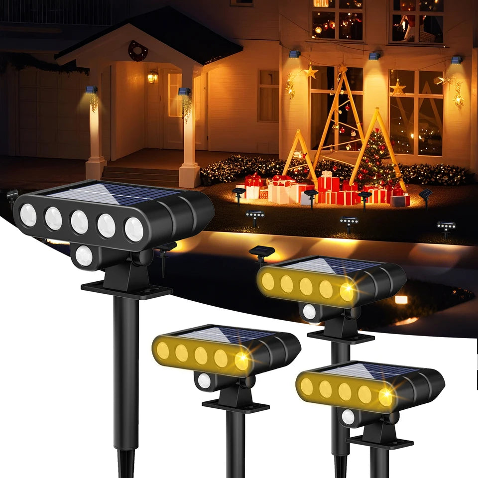 Solar Powered Tree Lighting Outdoor Lights Courtyard Lawn Lights Home Garden Lighting Decorative Landscape Atmosphere Lights