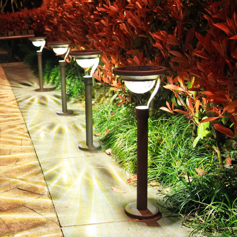 Solar Pathway Lights Outdoor Waterproof Super Bright Path Lights for Garden Backyard Walkway Driveway Decor Solar Landscape Lamp