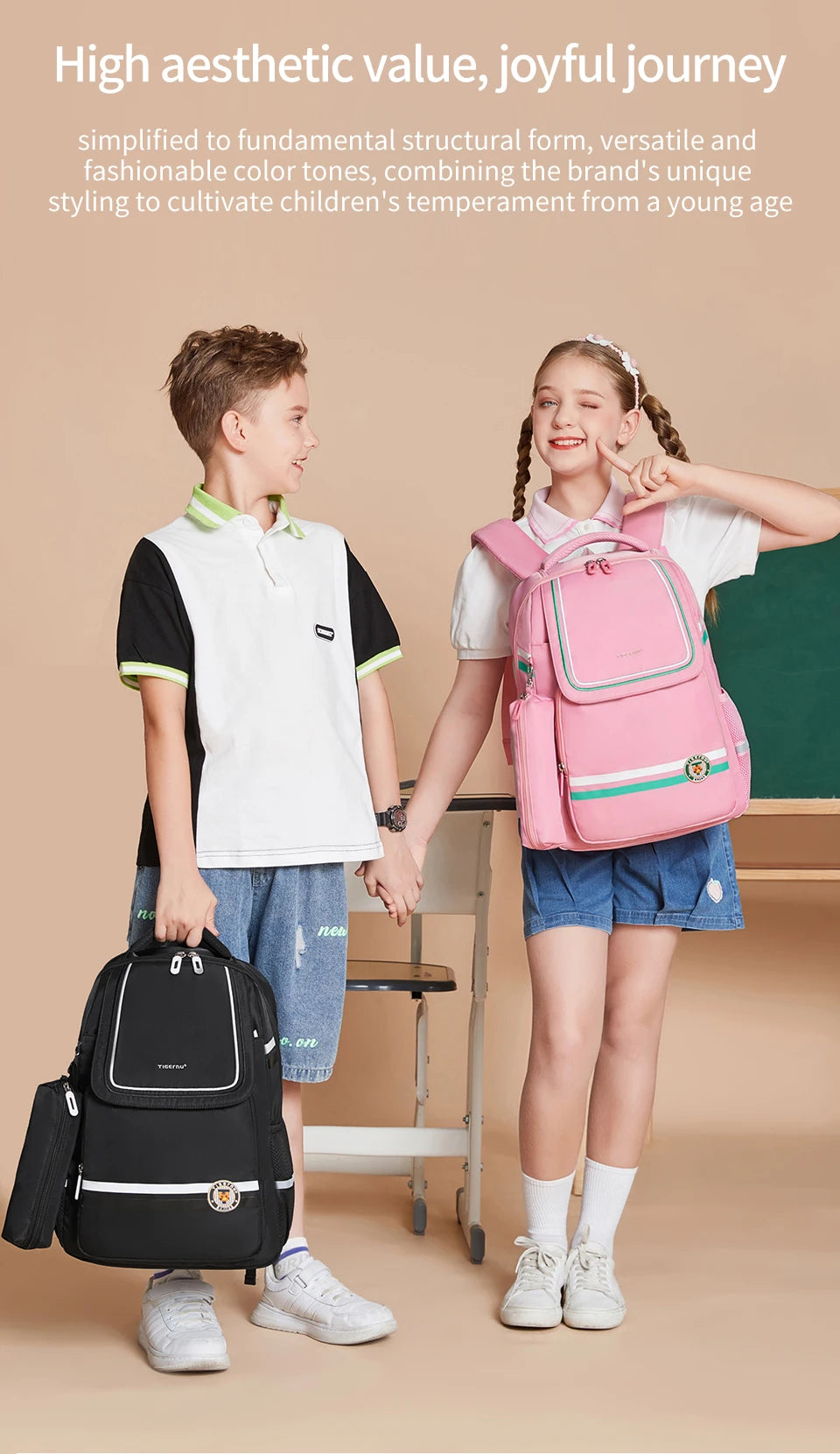 Tigernu School Backpack Bags For Girls Children School Backpack Boy Cartoon Backpacks For Students Schoolbag Kids Bags For Women