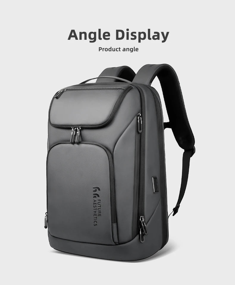 HK Travel Business Backpack for Men Large Capacity 17 Inch Laptop Backpack Multifunctional Anti-Theft Backpack Weekender Daypack
