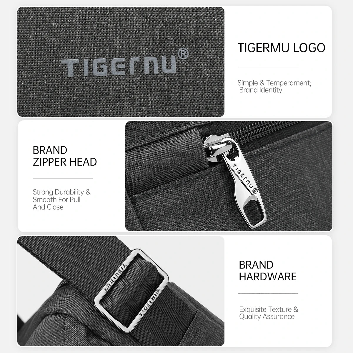 Tigernu Men's Messenger Bags Men Mini Bag For Business Shoulder Bag Male Casual Crossbody Bag College Travel Sling Bags For Men