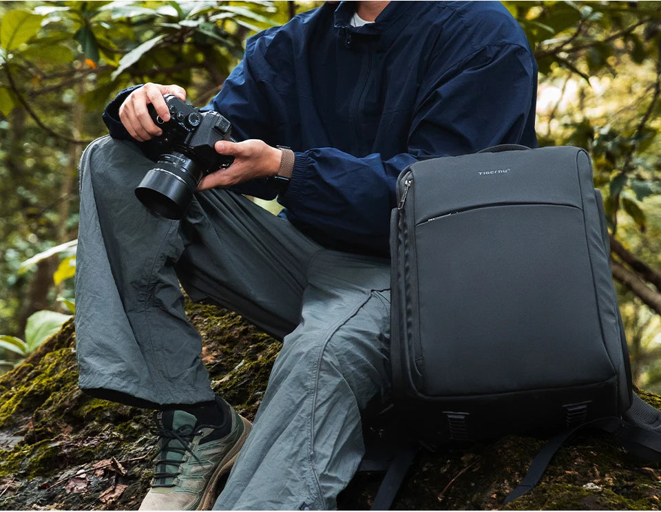 Tigernu Camera Backpack For Men Video Digital Bags For Photographers DSLR Camera Case Waterproof Camera Backpack 14 Inch Laptop