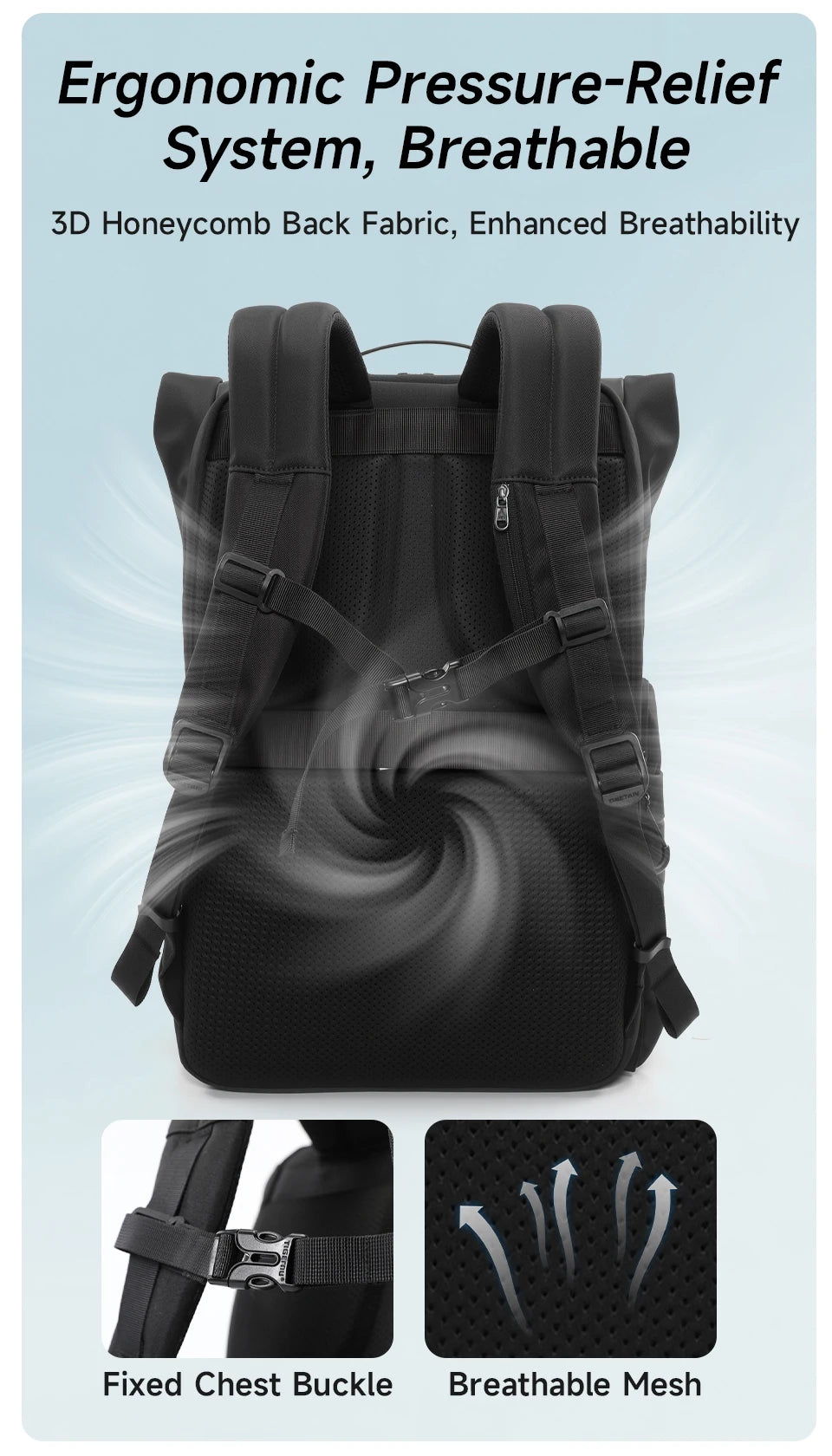 Tigernu Travel Backpack Male TPU Waterproof Backpack Men Bags Expandable Men's Backpack Business Bags School Backpack