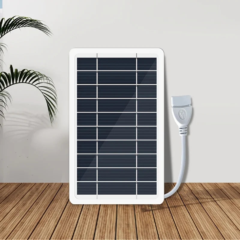 Solar panel, 10W/5W USB 5V portable solar charger, suitable for mobile phones, outdoor use, powered by solar energy