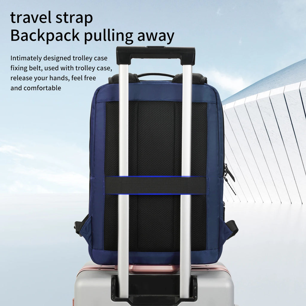 Tigernu Expandable Backpacks For Men 15.6inch Laptop Backpack Bags College Thin Travel Bags Male Lightweight Schoolbag Knapsack